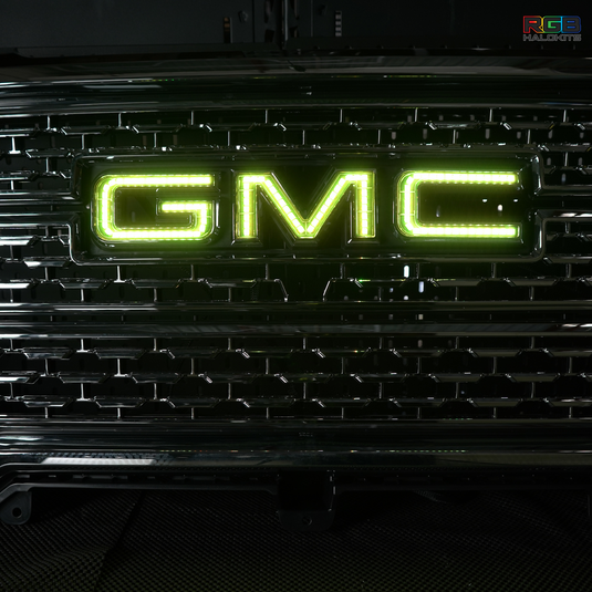 GMC LED Emblem: Multicolor (1999-2026)