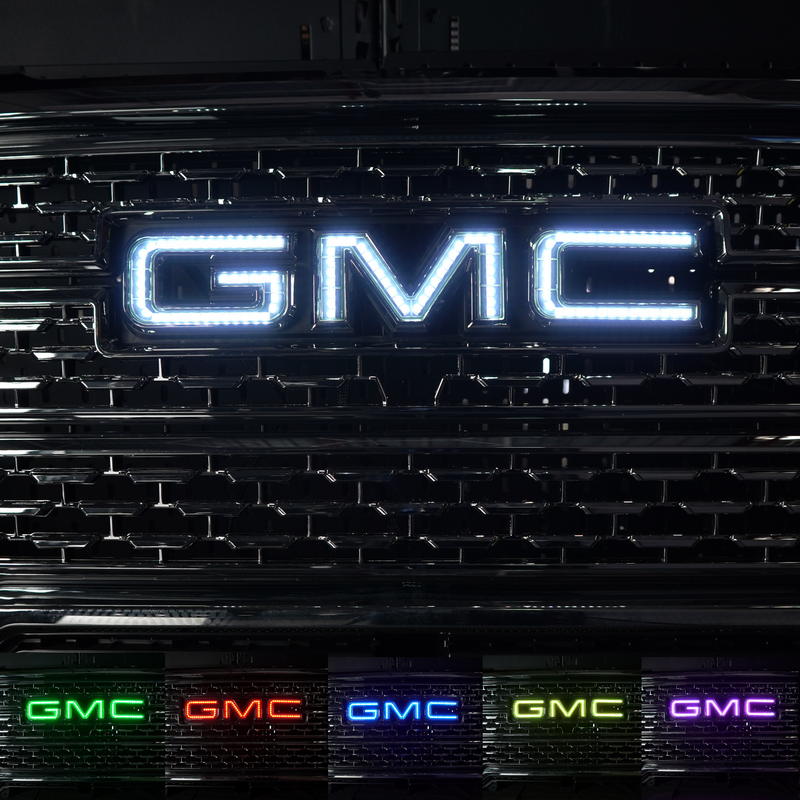 Load image into Gallery viewer, GMC LED Emblem: Multicolor (1999-2026)
