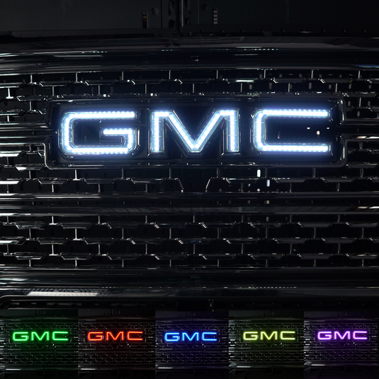 GMC LED Emblem: Multicolor (1999-2026)