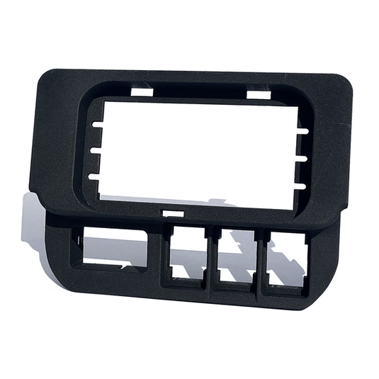 No Cut Base Switch Panel for 3 Short Switches (Tacoma Double Cab)