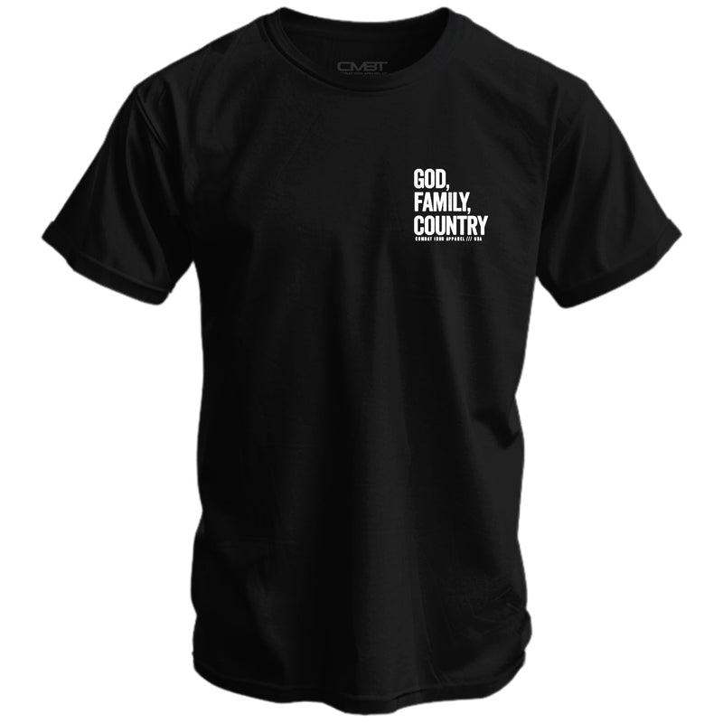 Load image into Gallery viewer, God, Family, Country - Honoring Charlie Kirk Men's T-Shirt
