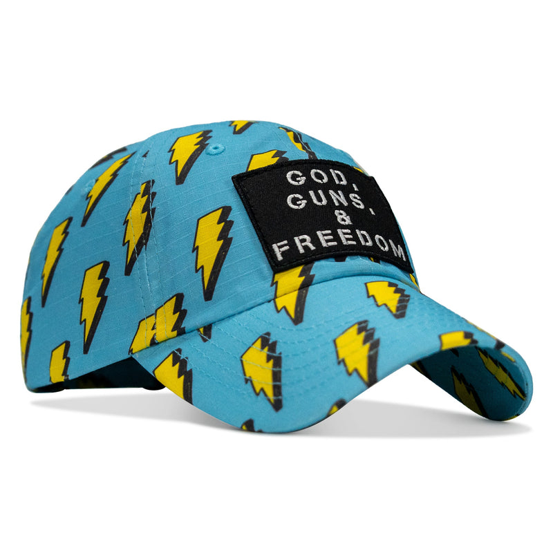 Load image into Gallery viewer, Ripstop God, Guns and Freedom Lifestyle Patch Low Profile Hat
