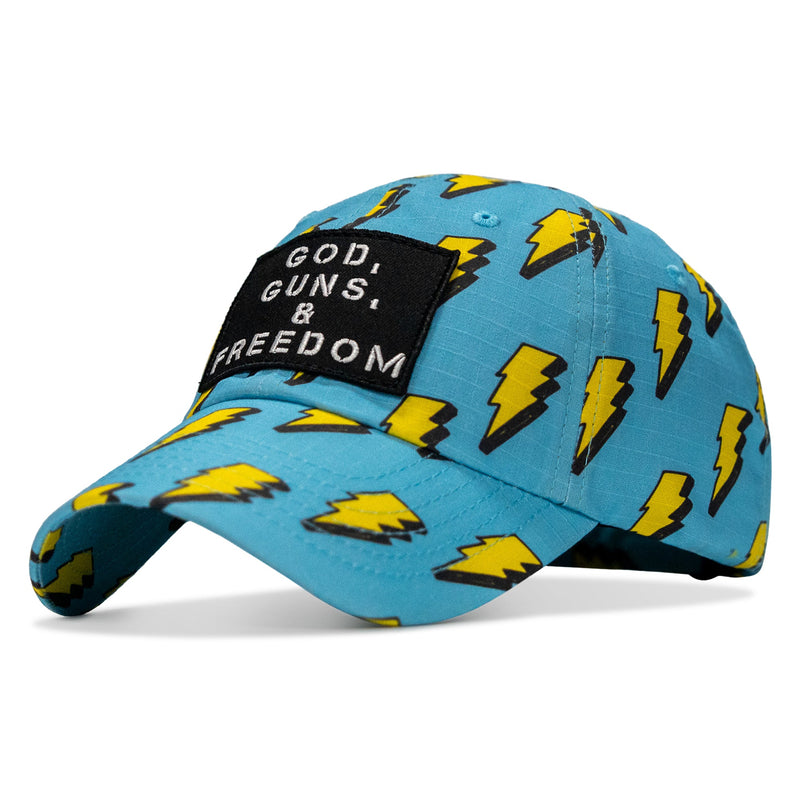 Load image into Gallery viewer, Ripstop God, Guns and Freedom Lifestyle Patch Low Profile Hat
