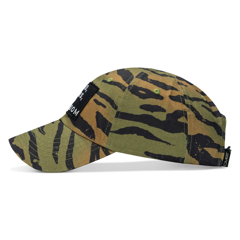Load image into Gallery viewer, Ripstop God, Guns and Freedom Lifestyle Patch Low Profile Hat
