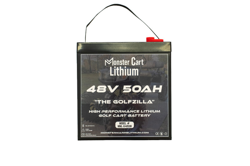 Load image into Gallery viewer, 48V 50AH - "THE GOLFZILLA" - BLUETOOTH HIGH PERFORMANCE LITHIUM GOLF CART BATTERY - GC2 GROUP
