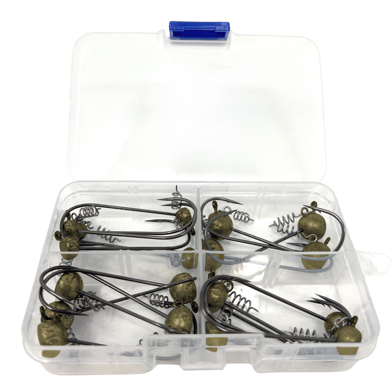 Load image into Gallery viewer, Reaction Tackle Lead Stand-Up Shaky Head Jigs (10 pack)
