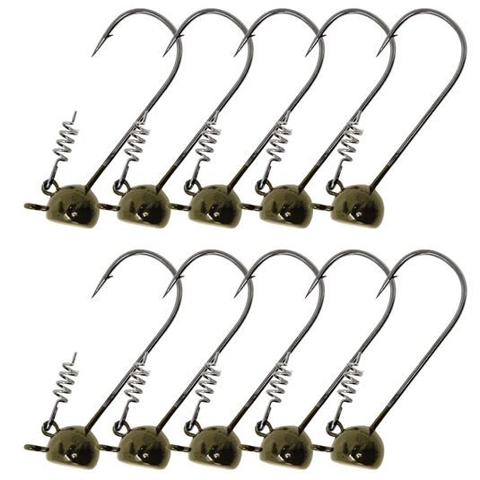 Reaction Tackle Lead Stand-Up Shaky Head Jigs (10 pack)