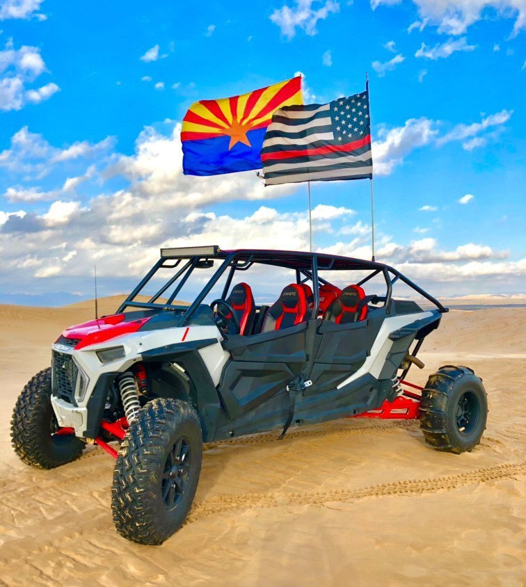 Load image into Gallery viewer, 2014-2023 Polaris RZR 4DR Rear Bumper Cage
