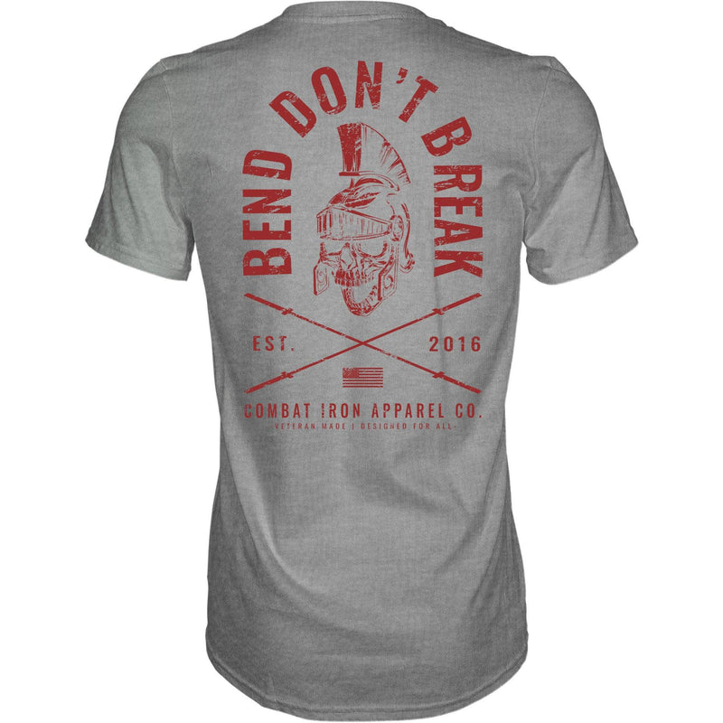 Load image into Gallery viewer, Bend Don&#39;t Break Barbell Skull Men&#39;s T-Shirt
