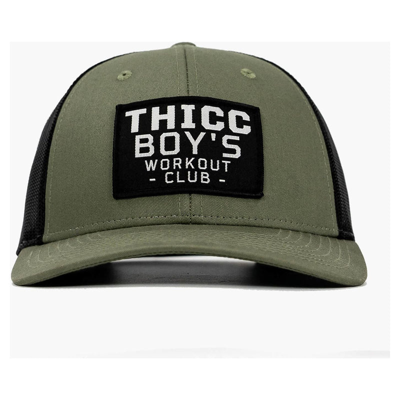 Load image into Gallery viewer, Thicc Boys Workout Patch Snapback Hat
