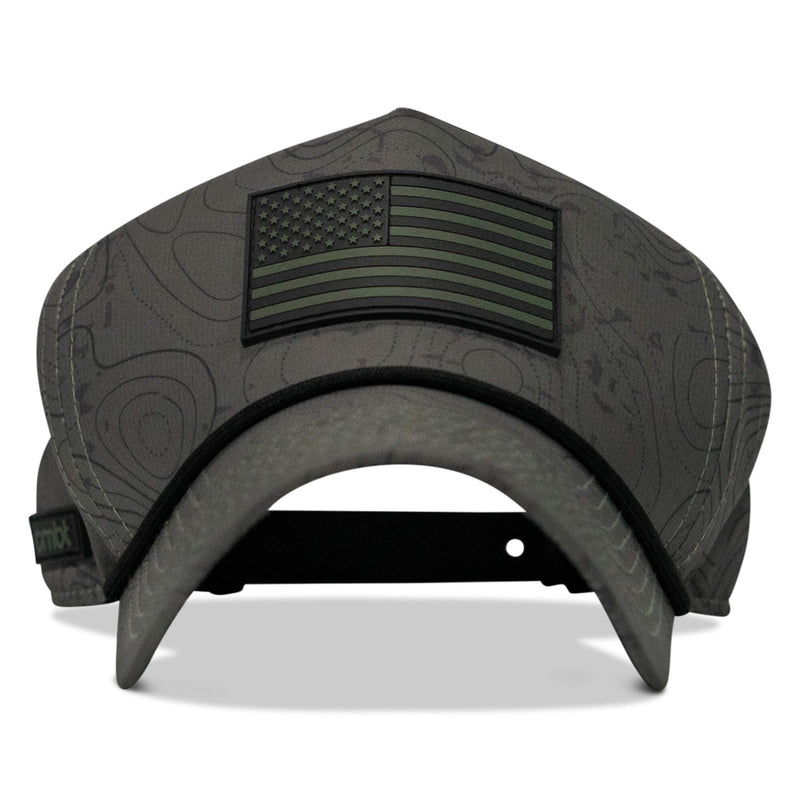 Load image into Gallery viewer, American Flag PVC Patch Waterproof Weekender Snapback
