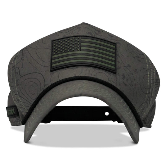 American Flag PVC Patch Waterproof Weekender Snapback