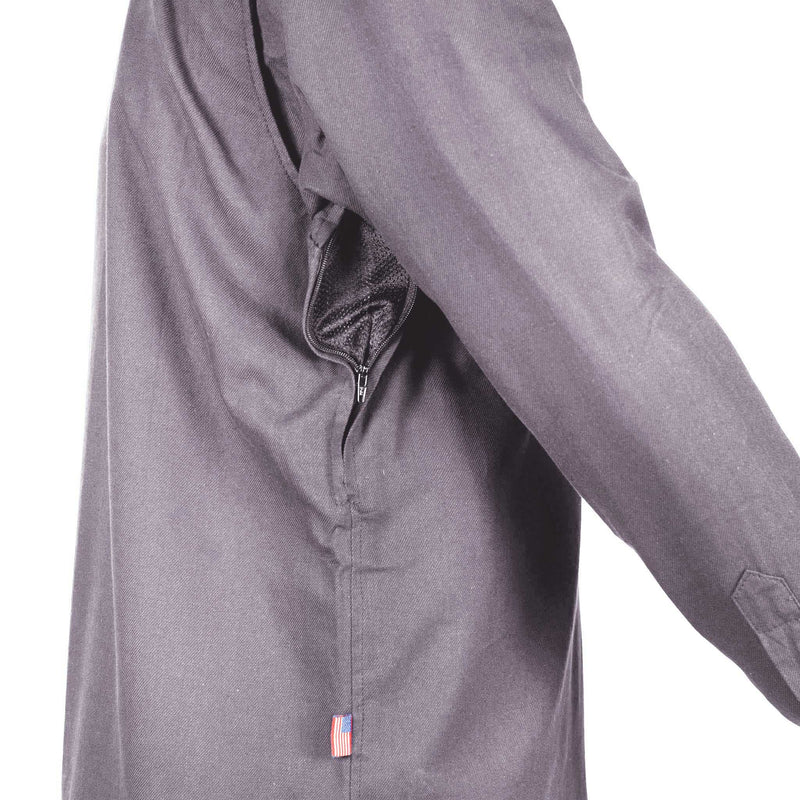 Load image into Gallery viewer, Protective Flannel Shirt - Grey Solid
