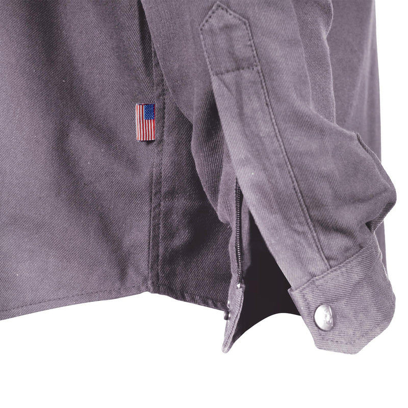 Load image into Gallery viewer, Protective Flannel Shirt - Grey Solid
