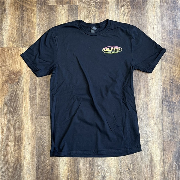 Load image into Gallery viewer, GUTS Shirt - FADED CHECKERED TEE BLACK
