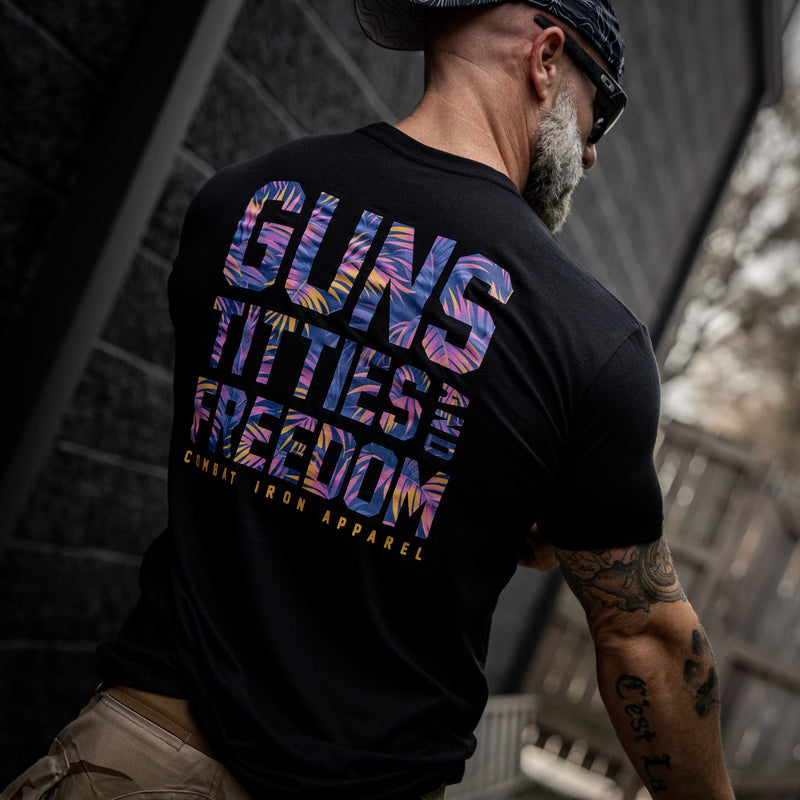 Load image into Gallery viewer, Guns, Titties And Freedom Men's T-Shirt
