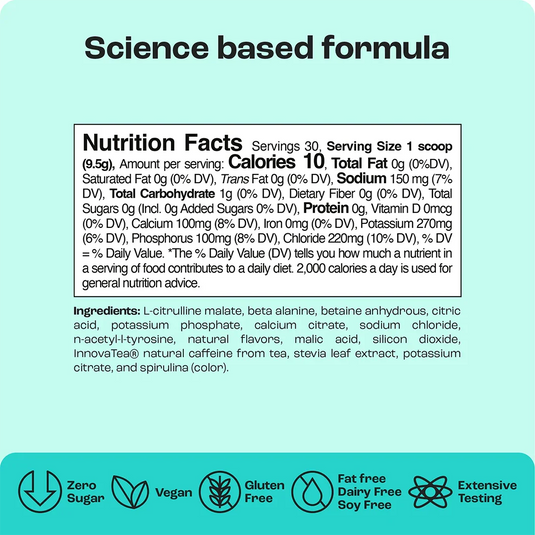Pre-Workout Powder with Electrolytes