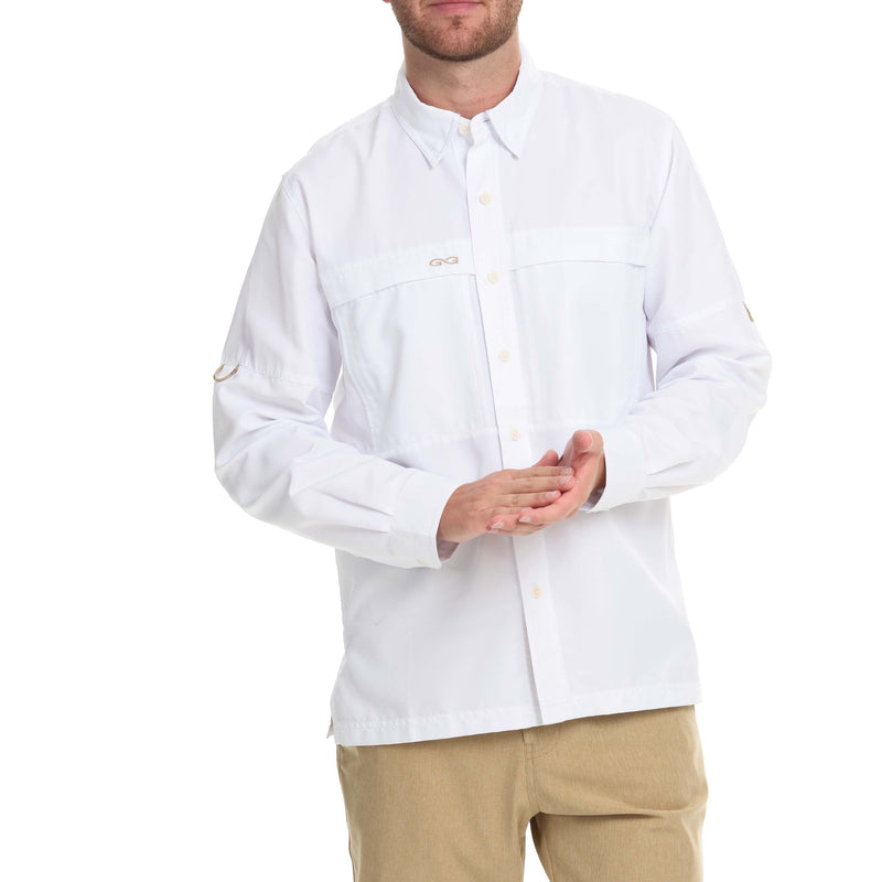 Load image into Gallery viewer, White Explorer Shirt | Long Sleeve
