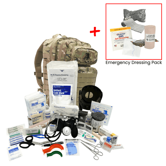 General-Purpose First Aid Backpack | 70-Item Professional Kit