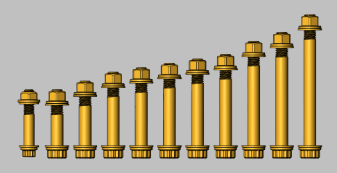 Load image into Gallery viewer, GEISER PERFORMANCE POLARIS PRO R FULL SUSPENSION 12 POINT BOLT KIT
