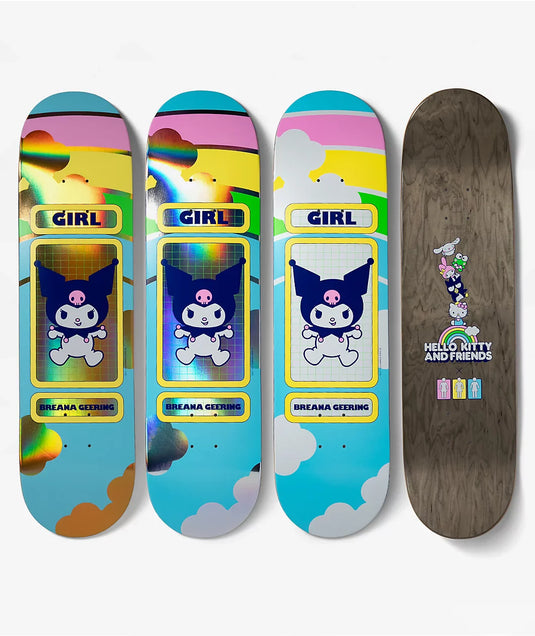 Girl Geering Hello Kitty and Friends Rainbow Blind Bag Deck - 8.0″