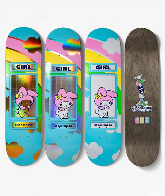 Girl Malto Hello Kitty and Friends Rainbow Blind Bag Deck - 8.25″