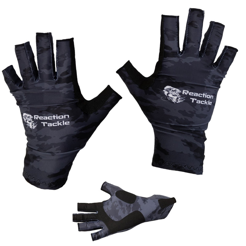 Load image into Gallery viewer, Reaction Tackle UV Fishing Gloves UPF 50+
