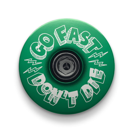 Go Fast Don't Die x Dispatch Custom Bicycle Headset Cap