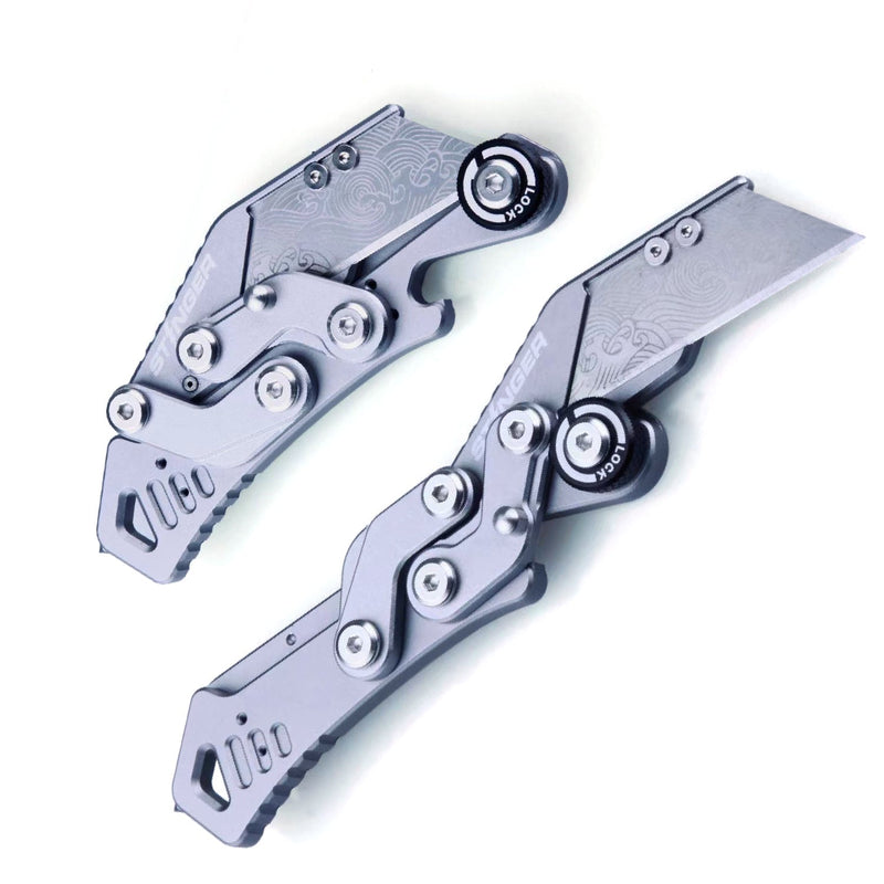 Load image into Gallery viewer, Stinger Godzilla Tool, Folding Pocket Utility - Space Grey
