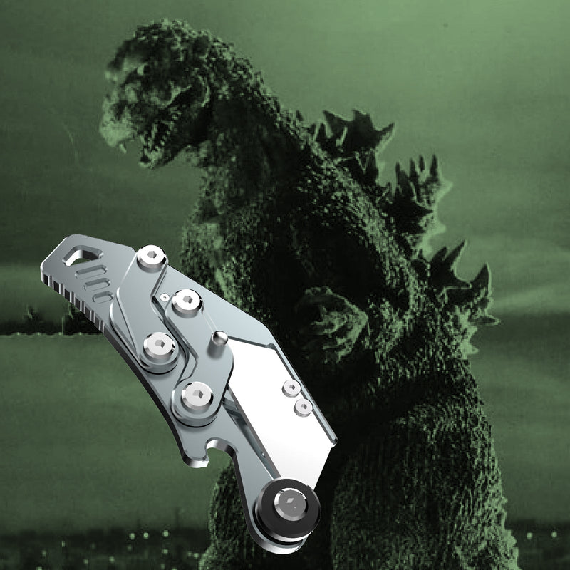 Load image into Gallery viewer, Stinger Godzilla Tool, Folding Pocket Utility - Space Grey
