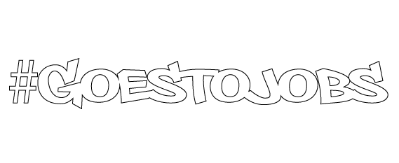 Load image into Gallery viewer, #GOESTOJOBS HELMET DECAL
