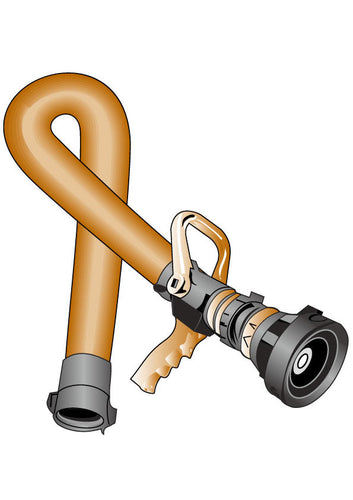 GOLD HOSE RIBBON HELMET DECAL