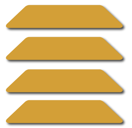 REFLECTIVE BULLARD WILDLAND HELMET STRIPS 4 PACK (MULTIPLE COLORS)