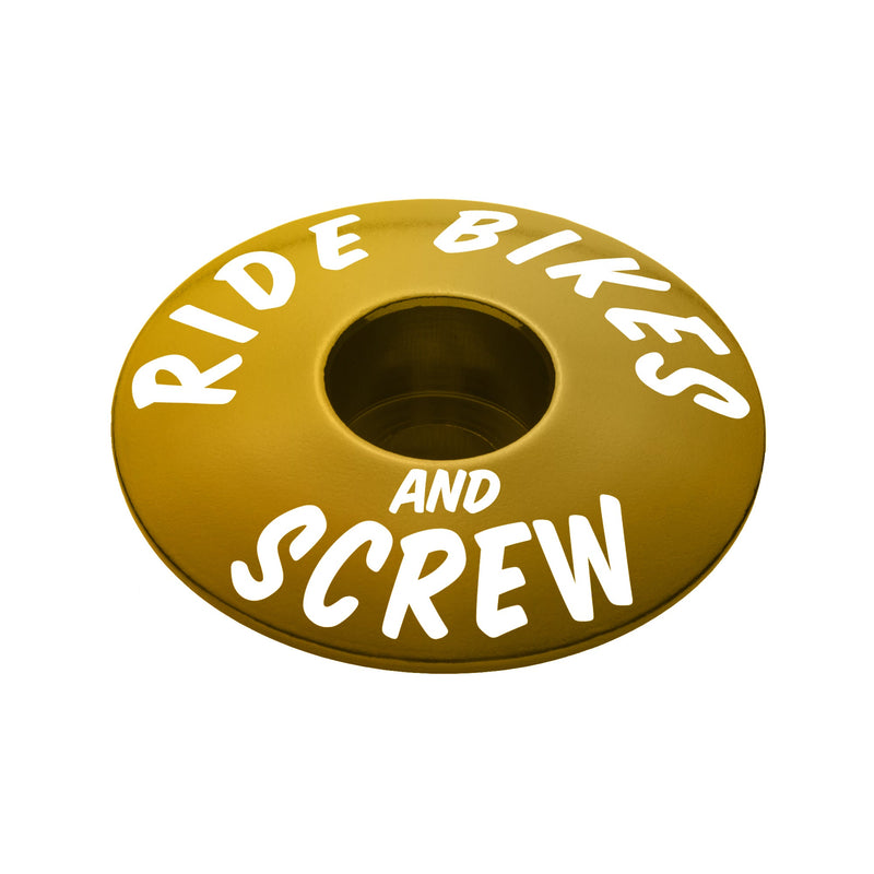 Load image into Gallery viewer, Ride Bikes &amp; Screw Bicycle Headset Cap
