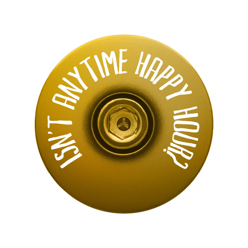 Load image into Gallery viewer, It's 5 of the Clock Anytime - Custom Bicycle Headset Cap
