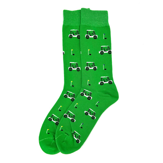Golf Cart Novelty Socks