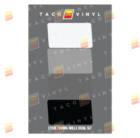 Load image into Gallery viewer, Stock Tundra Grille Decals
