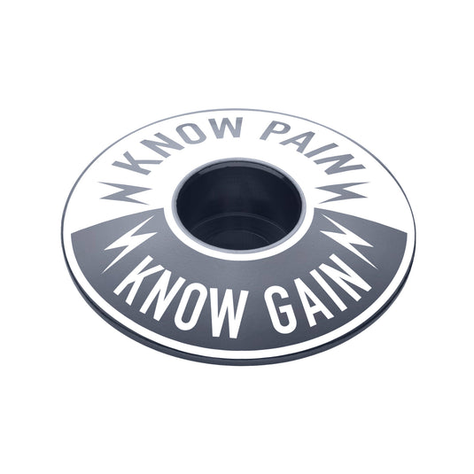 Know Pain Know Gain - Bicycle Headset Cap