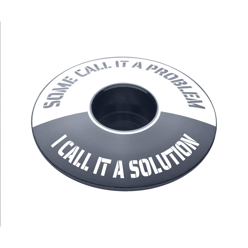 Load image into Gallery viewer, Some Call It A Problem I Call It A Solution Bicycle Headset Cap

