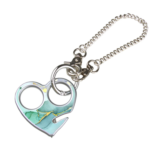 Emergency Escape Tool Keychain (Pink Marble)