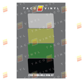 Load image into Gallery viewer, Stock Tundra Grille Decals
