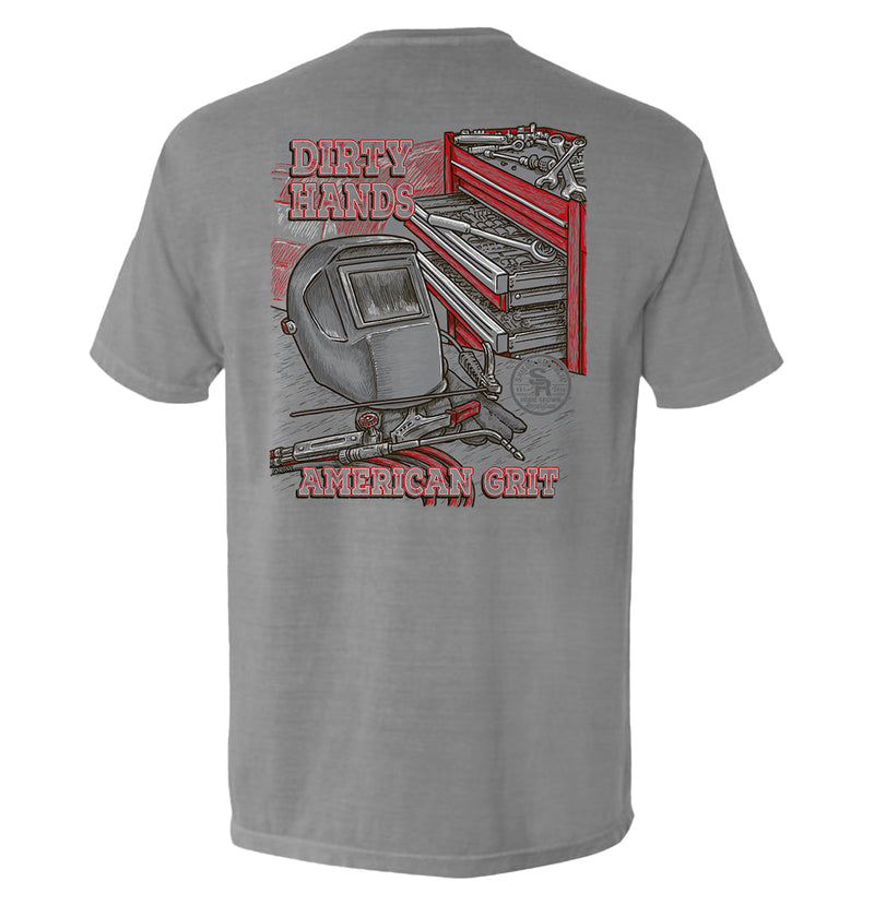 Load image into Gallery viewer, Dirty Hands American Grit Pocket Tee
