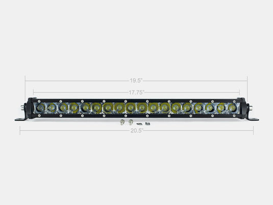 20" Slim Single Row LED Bar