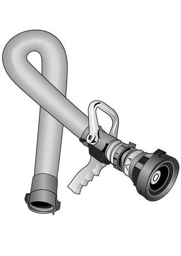 GREY HOSE RIBBON HELMET DECAL