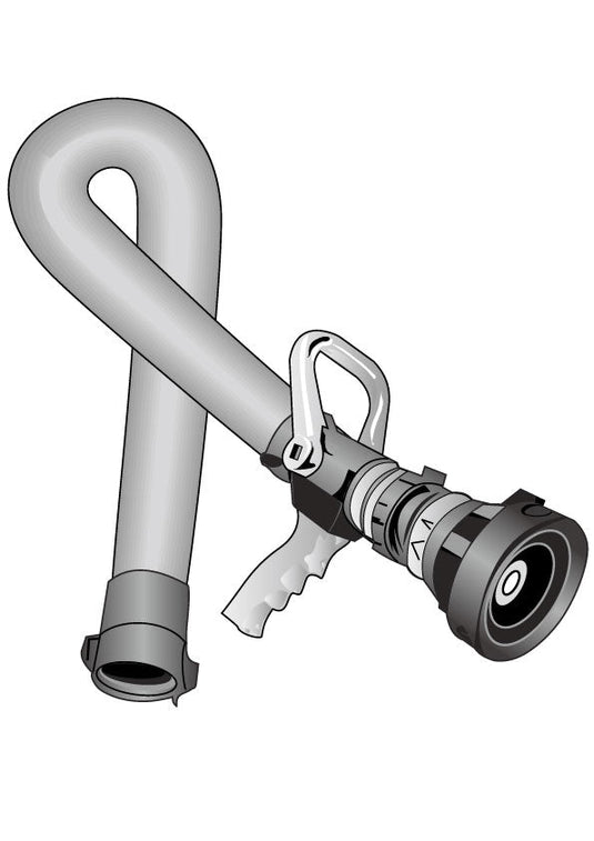 GREY HOSE RIBBON HELMET DECAL