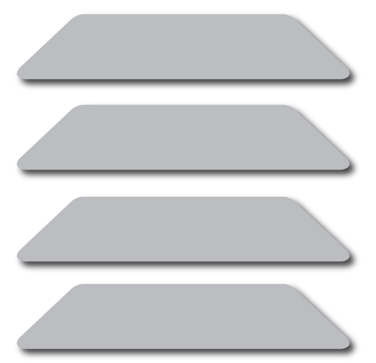 REFLECTIVE BULLARD WILDLAND HELMET STRIPS 4 PACK (MULTIPLE COLORS)