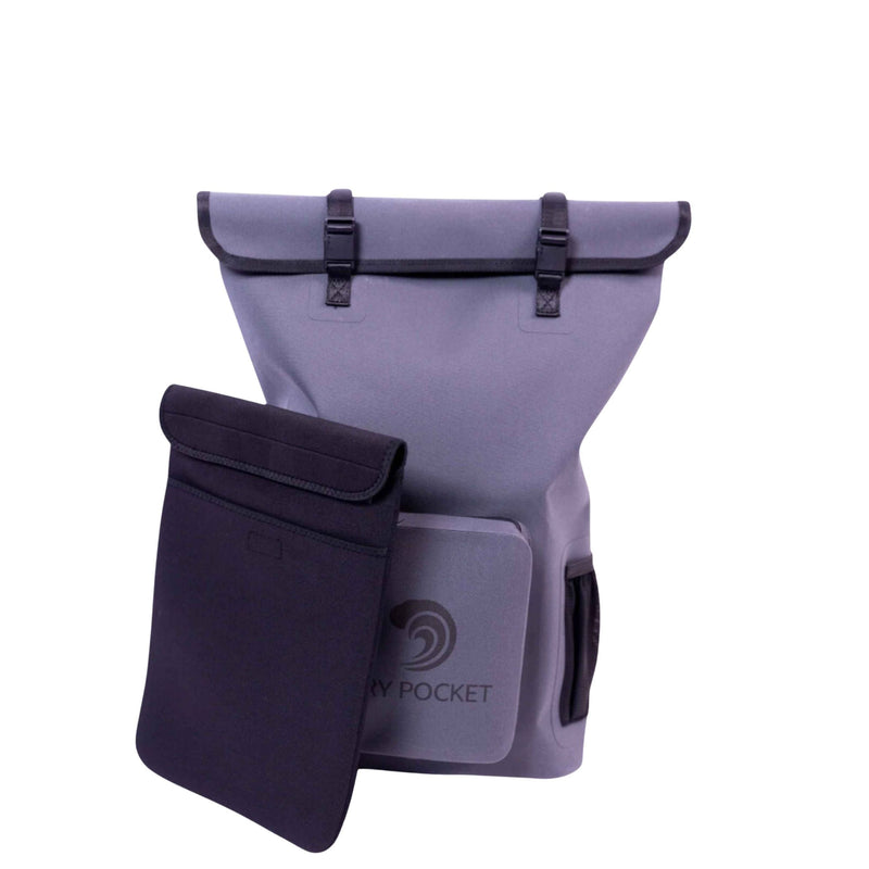 Load image into Gallery viewer, Waterproof Floating Backpack Dry Bag - Grey

