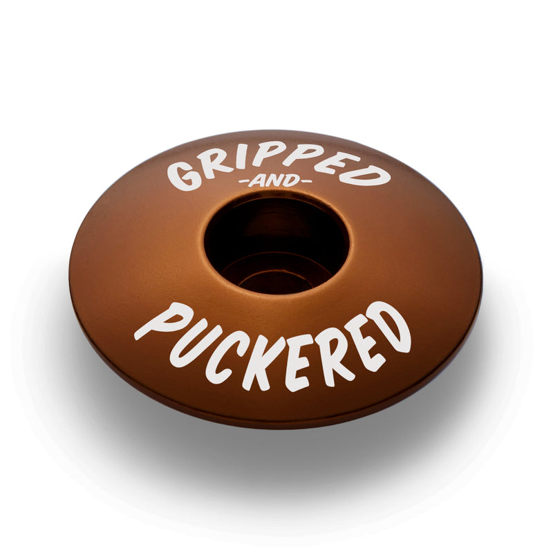 Load image into Gallery viewer, Gripped &amp; Puckered Bicycle Headset Cap
