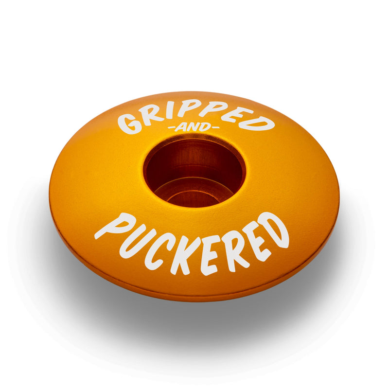 Load image into Gallery viewer, Gripped &amp; Puckered Bicycle Headset Cap
