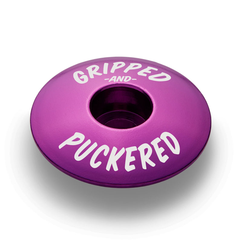 Load image into Gallery viewer, Gripped &amp; Puckered Bicycle Headset Cap

